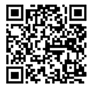 A black and white QR code on a white background. The QR code consists of square patterns arranged in a grid and is designed to be scanned by a mobile device to access digital information.